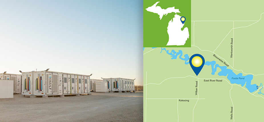 Oscoda battery storage system